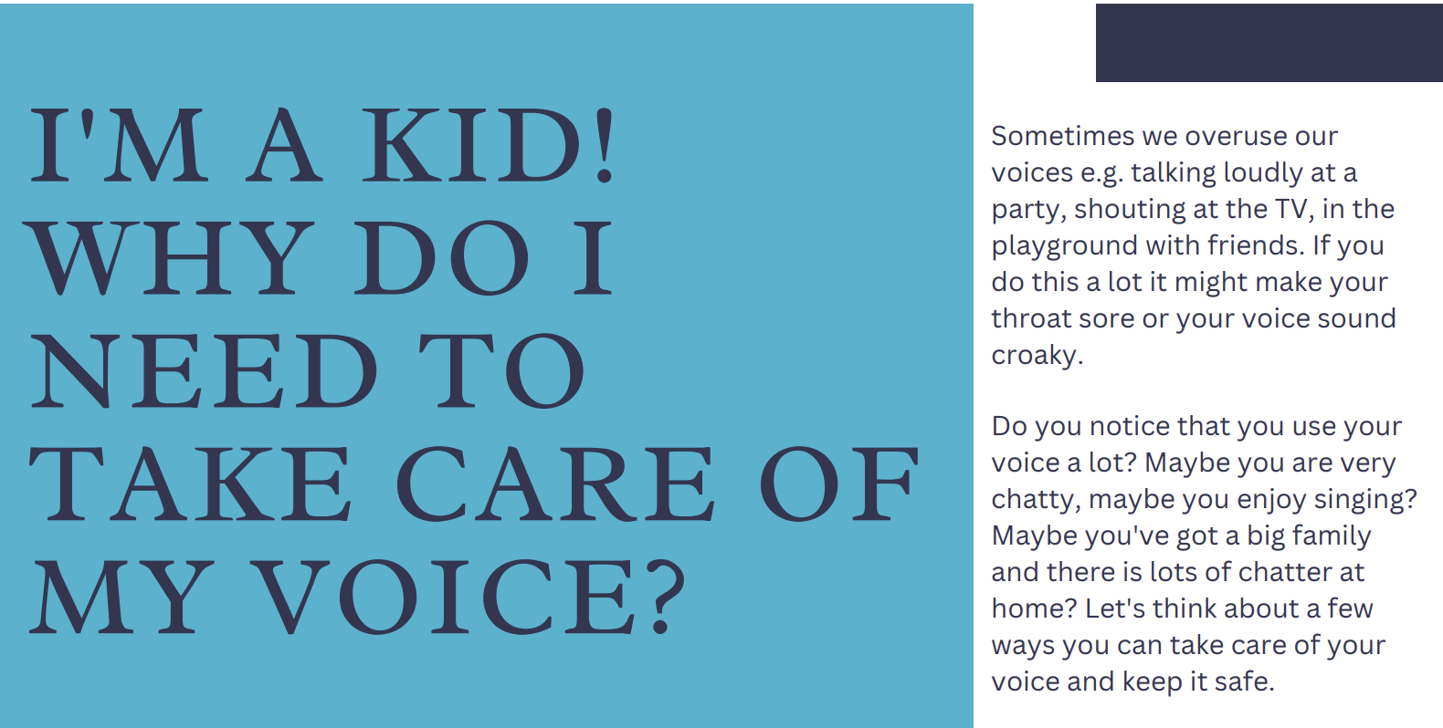 Child With a Hoarse Voice Not Sick? Read a Voice Expert’s Advice Noala